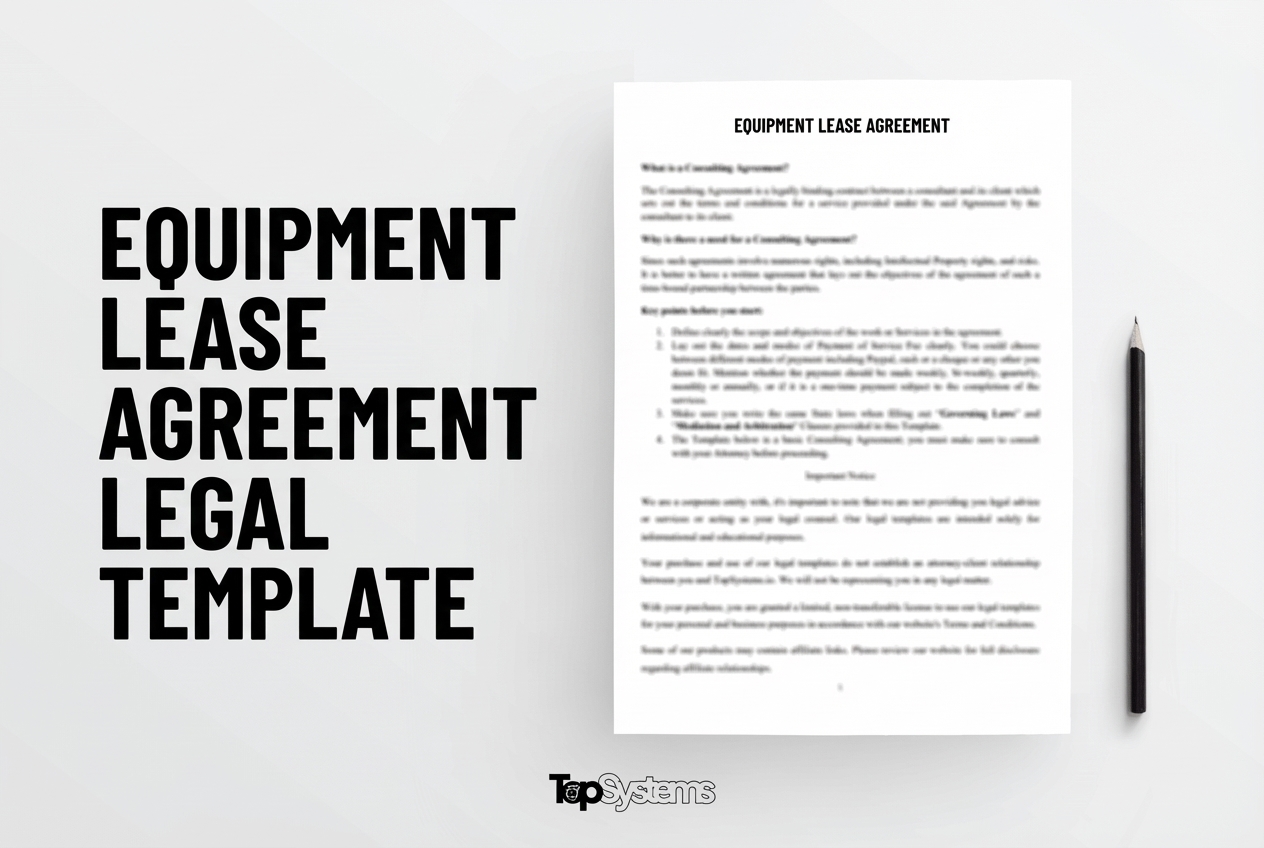 Equipment Lease Agreement