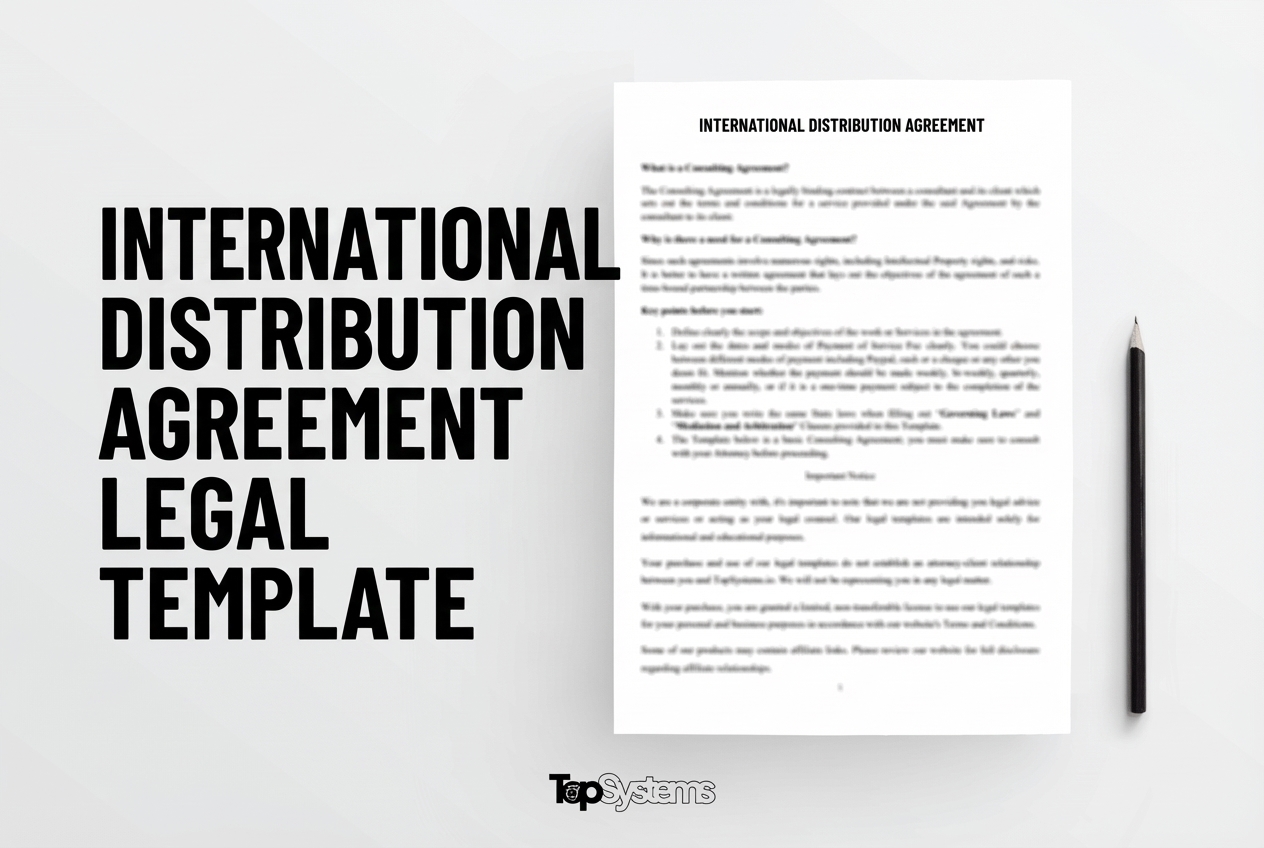 International Distribution Agreement