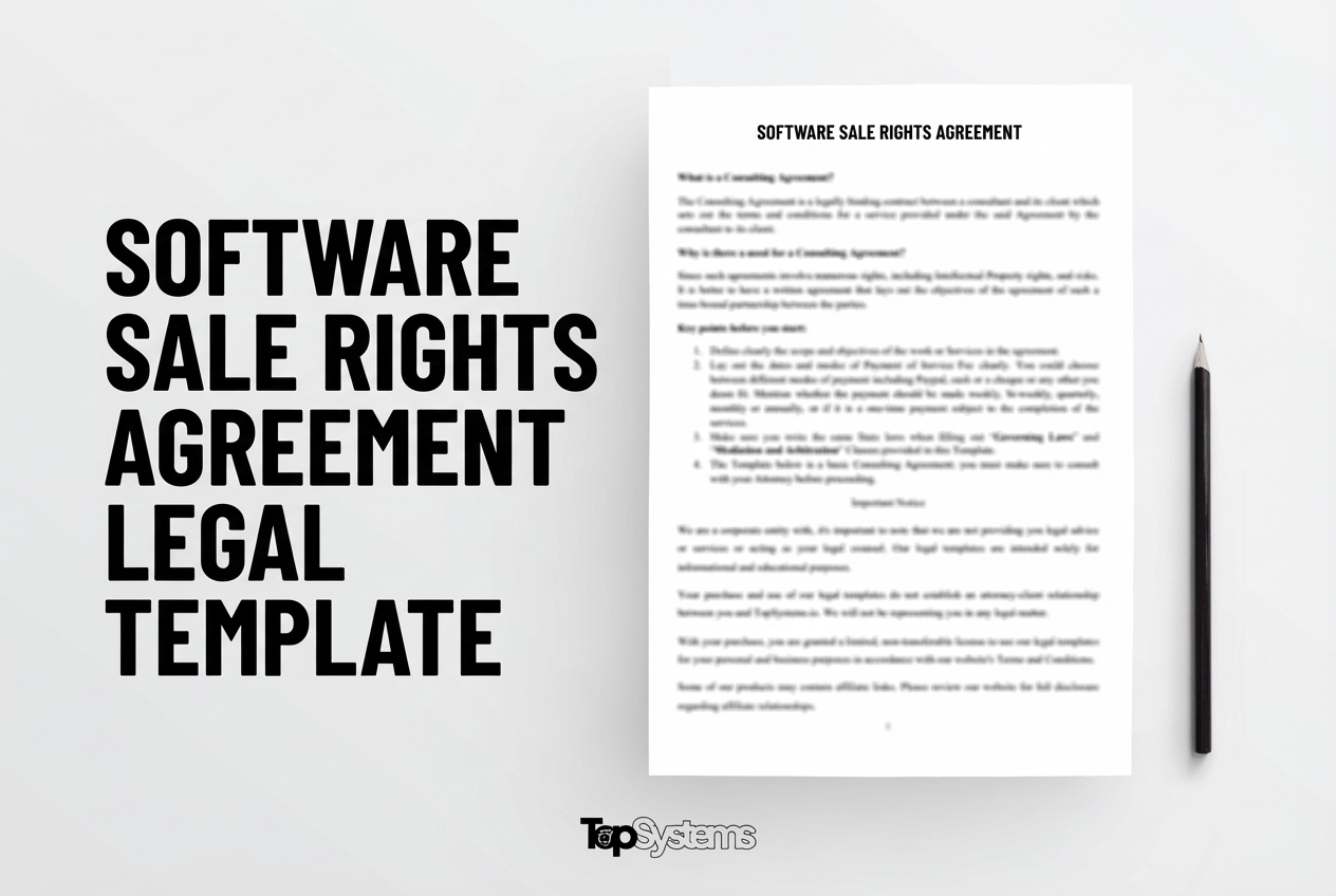 Software Sale Rights Agreement