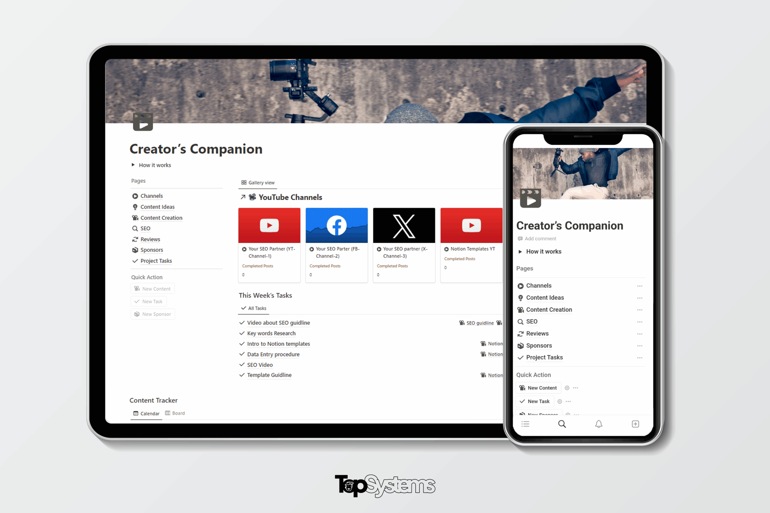 Creator’s Companion Notion Template